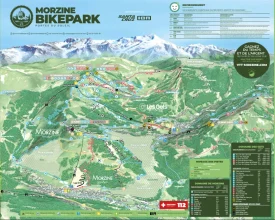 Plan Bikepark Morzine