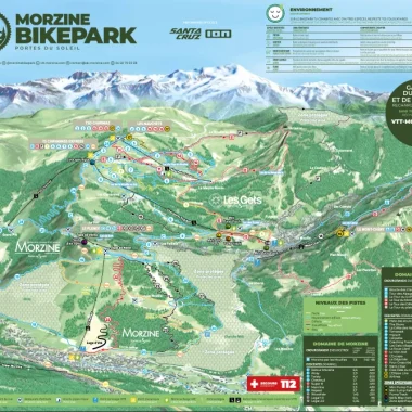 Plan Bikepark Morzine