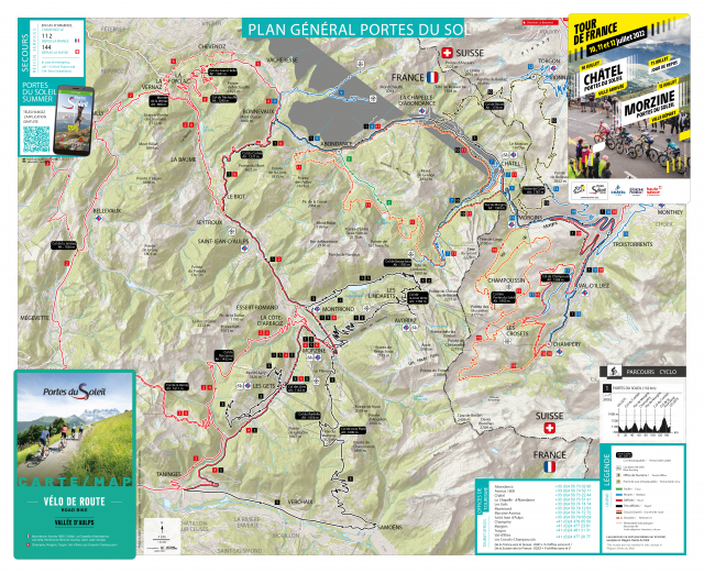 Plan Vélo de route Vallée d'Aulps