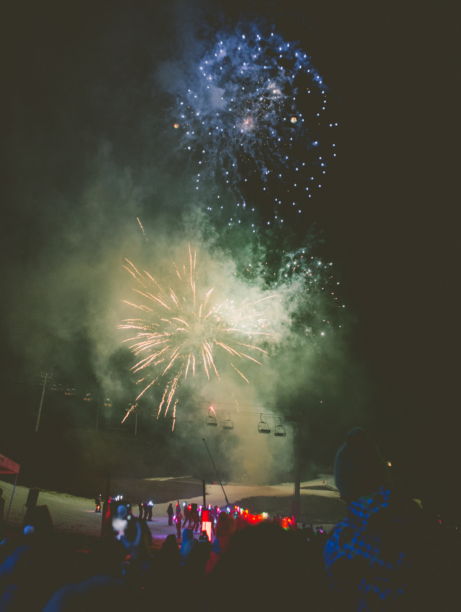 Fireworks in Morzine